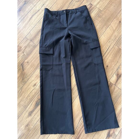 Hunter & Brown size large black cargo pants - Picture 1 of 5
